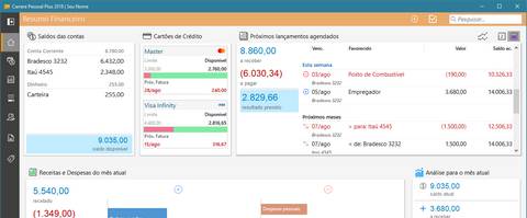 Gerenciar Contas e Lançamentos